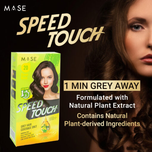 Speed Touch 1 Minute Hair Color 30 Natural Brown [For Grey Hair Coverage  Only] – Mase Marketing Sdn Bhd